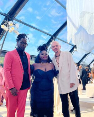 Tarriona Ball Instagram - #ROCNATION BRUNCH. @kellyrowland that is All. 🤣🥹 Thank you so much. This was one of the most beautiful rooms to be in. #Grammyweek @thamakeupartist 🍫 @mzbeejoness 👑