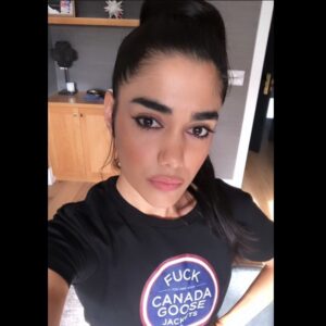 Tasie Lawrence Instagram - #fuckcanadagoose #furbelongsonanimals @canadagoose 🐺 🐕 #caninefur