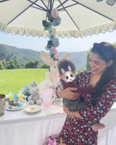 Tasie Lawrence Instagram - My angel’s first Easter 🐣

I don’t normally get too personal on social media but we don’t talk about postpartum depression enough and so many moms get it. I had it intensely and I had never experienced any real depression before. To all the moms going through it, I feel for you, you are not alone and it will get better. Now I’m loving getting to enjoy my angel and celebrate special times like his first Easter