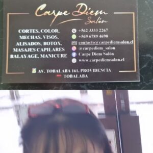 Tatiana Merino Instagram - Necesitaba urgente peinarme y peinar a mi mamá  y llame a Carpe Diem nuevamente. 
Tobalaba 161
Muy amables y nos dejaron hermosas. 
@carpediem_salon