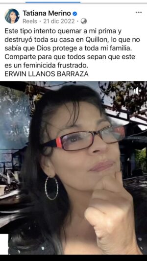Tatiana Merino Instagram - Por fin te tienen en prisión “Erwin Llanos Barraza” aunque creo que son pocos los años para todo el daño que hiciste!! #justicia #feminicidiofrustrado #ErwinLlanosBarraza #hdp