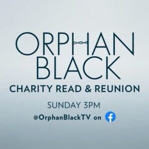 Tatiana Maslany Instagram - OH CLONE CLUB!!!! We’re reuniting for a two episode charity table read on Sunday May 17 at 3pm ET to benefit @lgbtcenterlink & @sisteringto ❤️🧡💛💚💙💜