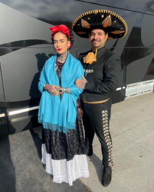 Tatiana Shmayluk Instagram - Better late than never 🫣 
#fridakahlo #elmariachi 
#happyhalloween