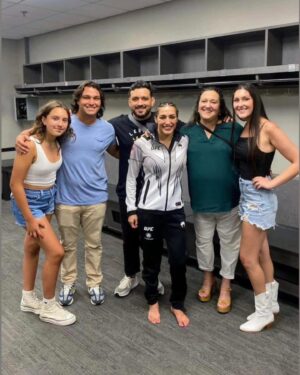 Tatiana Suarez Instagram - Memories I’ll remember for the rest of my life. These are the moments I live for. Doing what I love the most, with the people I love the most beside me. It’s amazing to fight in front of fans again. The energy is unbelievable and the feeling indescribable. Lots of hard work. My life’s work, really. All coming into fruition. I’m so grateful for my family, coaches, friends, teammates and my love @patchymix ! I have surrounded myself with the most genuine and caring people. I feel so blessed. Win or lose I know they will love me the same. I’m so happy to come out victorious. I’m back at my true weight class and I’m focused. I’m only getting better and I’ll continue to improve. It’s my time. ❤️I want to thank everyone for their love and support through the highs and lows in my life. To the real ones! My family @juliaa.padilla @ricky_steamboat @michlo82 @lwc_coachlopez_ @lisamom2four @ogredoubleg my granny, my uncle Fred, my niece they support me in everything I’ve ever done. 
My coaches for believing in me @romiearam @77natepettitmma_ 
My girl @rachaelcummins for coming to Nashville to let me choke her out a thousand times during fight week.❤️ 
My teammates! 
@drandygalpin for helping me for 4 years now from the rehab, strength and conditioning and diet! 
@bckysmmrs for helping me get stronger, faster and more conditioned. @heatherlinden @ryanyim @b_oh_b for keeping me healthy. 

And to my love @patchymix 
Your belief, support and love for me is so pure. Thank you for our never ending talks about our passion of mma. Thank you for reminding me of how truly great I am when I need it the most. And thank you for lifting me up when I need to be lifted. Im so glad we can experience this journey together. I love you ❤️