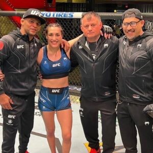 Tatiana Suarez Instagram - We got the Victory! What a journey!  I’m so thankful to have the support system that I do. My coaches @romiearam @77natepettitmma_ @jasonmanly @drandygalpin @_delaveee @codyhamane @bckysmmrs @bo.sandoval 
Thank you for being a great friend and training partner @rachaelcummins 
Thank you @micheleohayon @cassiuscorrigan for telling my story ❤️
I have the best family! I love you guys so much. @ricky_steamboat @juliaa.padilla @lisamom2four @ogredoubleg @michlo82 @lwc_coachlopez_ @adria2975 

Thank you @heatherlinden @drtera @ryanyim @b_oh_b for getting me back to health. 🙏🏽

Thank you my love @patchymix you encourage me and inspire me every day. I love you so much. A love I’ve never had and I’m so thankful for. Now it’s your turn. I can’t wait to watch you win the belt April 22. ❤️

#mma #wmma #ufc #comeback