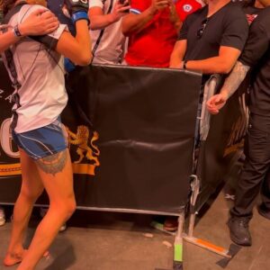 Tatiana Suarez Instagram - Memories I’ll remember for the rest of my life. These are the moments I live for. Doing what I love the most, with the people I love the most beside me. It’s amazing to fight in front of fans again. The energy is unbelievable and the feeling indescribable. Lots of hard work. My life’s work, really. All coming into fruition. I’m so grateful for my family, coaches, friends, teammates and my love @patchymix ! I have surrounded myself with the most genuine and caring people. I feel so blessed. Win or lose I know they will love me the same. I’m so happy to come out victorious. I’m back at my true weight class and I’m focused. I’m only getting better and I’ll continue to improve. It’s my time. ❤️I want to thank everyone for their love and support through the highs and lows in my life. To the real ones! My family @juliaa.padilla @ricky_steamboat @michlo82 @lwc_coachlopez_ @lisamom2four @ogredoubleg my granny, my uncle Fred, my niece they support me in everything I’ve ever done. 
My coaches for believing in me @romiearam @77natepettitmma_ 
My girl @rachaelcummins for coming to Nashville to let me choke her out a thousand times during fight week.❤️ 
My teammates! 
@drandygalpin for helping me for 4 years now from the rehab, strength and conditioning and diet! 
@bckysmmrs for helping me get stronger, faster and more conditioned. @heatherlinden @ryanyim @b_oh_b for keeping me healthy. 

And to my love @patchymix 
Your belief, support and love for me is so pure. Thank you for our never ending talks about our passion of mma. Thank you for reminding me of how truly great I am when I need it the most. And thank you for lifting me up when I need to be lifted. Im so glad we can experience this journey together. I love you ❤️