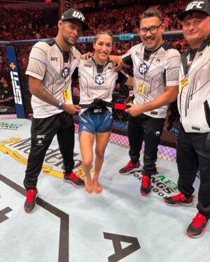 Tatiana Suarez Instagram - Memories I’ll remember for the rest of my life. These are the moments I live for. Doing what I love the most, with the people I love the most beside me. It’s amazing to fight in front of fans again. The energy is unbelievable and the feeling indescribable. Lots of hard work. My life’s work, really. All coming into fruition. I’m so grateful for my family, coaches, friends, teammates and my love @patchymix ! I have surrounded myself with the most genuine and caring people. I feel so blessed. Win or lose I know they will love me the same. I’m so happy to come out victorious. I’m back at my true weight class and I’m focused. I’m only getting better and I’ll continue to improve. It’s my time. ❤️I want to thank everyone for their love and support through the highs and lows in my life. To the real ones! My family @juliaa.padilla @ricky_steamboat @michlo82 @lwc_coachlopez_ @lisamom2four @ogredoubleg my granny, my uncle Fred, my niece they support me in everything I’ve ever done. 
My coaches for believing in me @romiearam @77natepettitmma_ 
My girl @rachaelcummins for coming to Nashville to let me choke her out a thousand times during fight week.❤️ 
My teammates! 
@drandygalpin for helping me for 4 years now from the rehab, strength and conditioning and diet! 
@bckysmmrs for helping me get stronger, faster and more conditioned. @heatherlinden @ryanyim @b_oh_b for keeping me healthy. 

And to my love @patchymix 
Your belief, support and love for me is so pure. Thank you for our never ending talks about our passion of mma. Thank you for reminding me of how truly great I am when I need it the most. And thank you for lifting me up when I need to be lifted. Im so glad we can experience this journey together. I love you ❤️