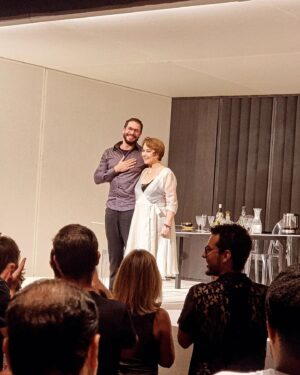 Tatiana Tiburcio Instagram - Hj foi dia de estreia desse espetáculo lindo chamado NORMA com meu amorzinho @rainercadete e a grande Nivia Maria. Vcs q estão em São Paulo, NÃO PERCAM!!!