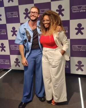 Tatiana Tiburcio Instagram - Hj foi dia de estreia desse espetáculo lindo chamado NORMA com meu amorzinho @rainercadete e a grande Nivia Maria. Vcs q estão em São Paulo, NÃO PERCAM!!!