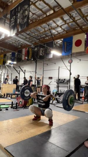 Tatum McCann Instagram - Barbell weight up, body weight down

Let’s go

#trainwithtatumtots #tatumtotstatumsquats #olympicweightlifting #iamhungrythough