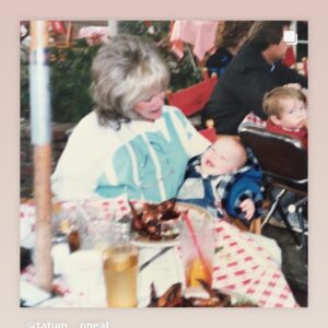 Tatum O'Neal Instagram - my mother is Joanna Moore, and my son, Kevin