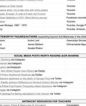 Taveeta Szymanowicz Instagram - take it further. link in my bio for a list of anti-racist allyship resources!
