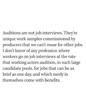 Tavi Gevinson Instagram - Audition pay is in the @sagaftra contract but most performers don’t know about it! So I wrote this for @hollywoodreporter using what I’ve learned as a founding volunteer of @auditionsarework. I tried to distill our amazing group’s work over many months and to understand why it’s somehow radical for actors to talk about their owed wages. Link in bio to read in full ☀️
Thank you @vanessalchester @teeocho @iamtelesmar @carynwestsfa for refining these points with me 💛 join us Thursdays on zoom for @auditionsarework office hours 😃