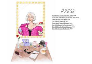 Tavi Gevinson Instagram - I asked @esmerelduh to draw me a new website and LOOK!!!! It’s the computer game of my dreams! You must see it on a desktop for all the details and gifs and Easter eggs to really POP...that’s www.tavigevinson.world 😎 thank you for indulging me genius Esme 😭😭😭😭😭😭😭😭😭😭😭😭😭❤️🌈💻📓🎭🎥💄🐶❤️