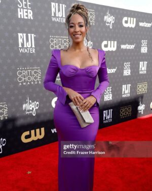 Tawny Newsome Instagram - Four hours of glam to honor our beloved Strange New Worlds and Lower Decks. My love @celiargooding makes Star Trek history as the first actor nominated for a @criticschoice award (not incl the Supers) so it’s only fair she got a hug from Billie Eilish. This is how it works. This was also my first time making the Best Dressed list so I’ll be color coordinating with Rebecca Romijn from now on as that must have been what did it. And special shout out to the cameraman who def thought I was in The Color Purple and kept swinging over to me whenever it was mentioned. 😈💅🏾
.
.
.

@startrek @startrekonpplus