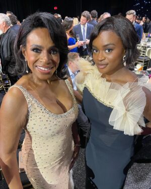 Tawny Newsome Instagram - Four hours of glam to honor our beloved Strange New Worlds and Lower Decks. My love @celiargooding makes Star Trek history as the first actor nominated for a @criticschoice award (not incl the Supers) so it’s only fair she got a hug from Billie Eilish. This is how it works. This was also my first time making the Best Dressed list so I’ll be color coordinating with Rebecca Romijn from now on as that must have been what did it. And special shout out to the cameraman who def thought I was in The Color Purple and kept swinging over to me whenever it was mentioned. 😈💅🏾
.
.
.

@startrek @startrekonpplus
