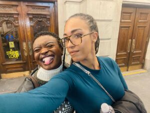 Tawny Newsome Instagram - Just a bunch of proud union members I love and am fighting with and for.