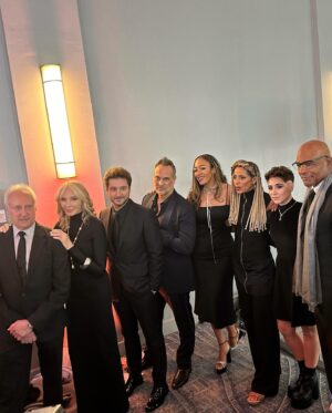 Tawny Newsome Instagram - was told I served “approachable goth” with my trek fam at the @saturnawards (or as people started calling it the Star Trek Awards which you can’t really argue with.)🪐🖖🏾
. 
.
Thanks to @scotiaboyd for pics 
Hair @hairby_a.shani 
MU @luiscascomakeup
