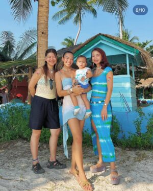 Taya Rogers Instagram - The birth of a rainbow 🌈🤩🥳✨🏝️ We had so much fun at the rainbow festival over Songkran break 😍 Congrats again na ka @skydancer & thank you for always bringing magic to our lives 🥰🫶🏽