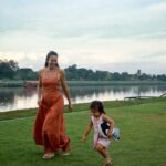 Taya Rogers Instagram - Such a wonderful day @lemeridienchiangrai 🥰 Mila loved our riverside picnic 🧺🌳 Can’t wait to explore Chiangrai 🏞️