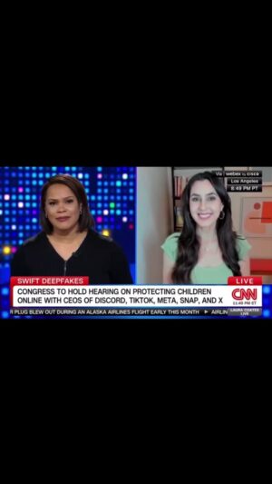 Taylor Lorenz Instagram - Joined CNN to chat Taylor Swift deepfakes and misogyny online