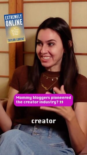Taylor Lorenz Instagram - We love celebrating the work of @taylorlorenz and especially her debut critically acclaimed book @extremelyonlinebook! 💛 In the book, Taylor dives into the evolution of the internet, going back to the start with the OG’s—the mommy bloggers—to how we came to know the “creator industry” of today. 👀

Stay tuned for another episode of Passionfruit Presents on our YouTube Channel, where we sit down with the scribe of social media @taylorlorenz to talk about her new book and all things being online! 🤳