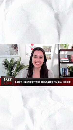 Taylor Lorenz Instagram - Joined TMZ to talk about whether Kate’s statement will quell social media critics and how the Palace could have managed this whole situation better!