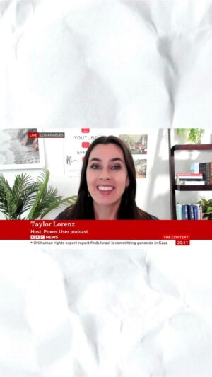Taylor Lorenz Instagram - Joined the BBC to chat about Baltimore bridge collapse conspiracies!!