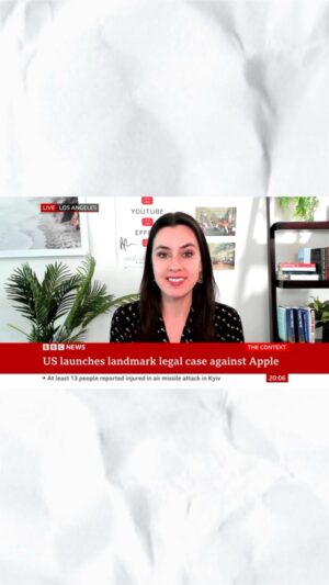 Taylor Lorenz Instagram - Joined the BBC to chat Apple anti trust!