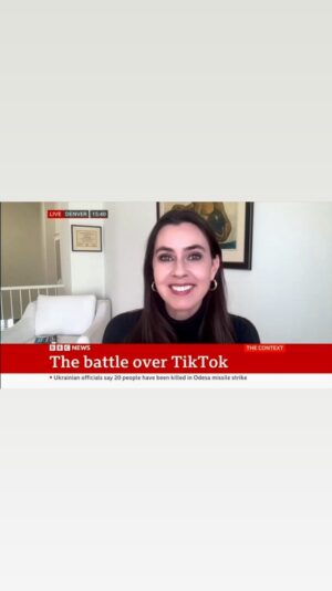 Taylor Lorenz Instagram - Joined the BBC to chat about the TikTok ban!
