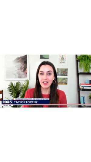 Taylor Lorenz Instagram - Joined FOX 5 to chat about the AI wonka experience!