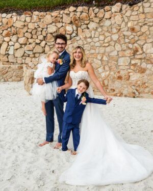 Taylor Dooley Instagram - Living in a real life fairytale ✨ So excited to share photos from our wedding day…first up, our beach ceremony 💛 It was perfectly imperfect, the most unplanned & unstressfull day filled with so much love. We read our own vows that we had written, we laughed, we cried, we got interrupted by a dog who hilariously ran into our ceremony, we praised the Lord, and we LOVED. It was simply the Best. Day. Ever. 😍 check my stories & highlights for more moments from the day 🥰