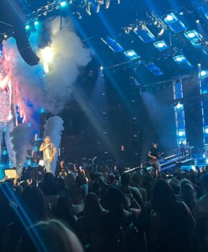 Taylor Dooley Instagram - I need something You Proof 🤠🩵 // @morganwallen sure knows how to throw a party 😉 Had the best time with the best people last Saturday. Thanks so much for everything @tylercoleguitar … you KILLED it 🔥🎸