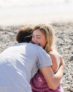 Taylor Dooley Instagram - E N G A G E D // the most perfect surprise engagement in the most beautiful spot. They asked for forever, and I said YES 💍 6.24.23 🩵 📸: @pixelsandgrain @sabrinadaniellebrown