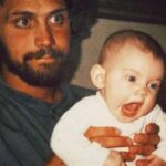 Taylor Rees Instagram - My dad was pretty young when he had me, I can’t imagine the ohh-shit feeling there must have been. But he has been there for me every step. From this early Halloween where he made me a “dead cow” costume and I went door to door, laying on my back with my feet in the air, to the recent Scotland Moto trip we took, him leading the way since tight road corners are scary and it rained the whole time. I feel super lucky to have a Dad in my life who got to walk me to the alter (after a shot of tequila in the parking lot), teach me how to honor and let free our loved ones who pass, and even be willing to learn something new from your kid. More adventures to come, I hope 💗 @toddrees57 @paulalsrees #gohawks #happyfathersday