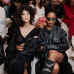 Taylour Paige Instagram - ❤️‍🔥❤️‍🔥❤️‍🔥 but of course @acnestudios EVERY TIME 🫶🏿🥹🫶🏿🥹🫶🏿 fierce ass show!!!!! #pfw