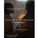 Taylour Paige Instagram - this was the best thing to happen to me in 2020 and set forth a new height and direction for my life in the highest way, I might share one day. We Cry Together was a portal. Thank you Cannes Lion for this acknowledgment. Thank you Jake, Kendrick, Dave for having me ❤️‍🔥❤️‍🔥❤️‍🔥 I’m so very proud of the work.