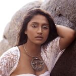 Teja Venkatesh Instagram - In the embrace of the sea, trying to wash away the pain.🌊 Ft: @tejavenkateshoffl . 📸 @vdop_photography . H&M: @noormakeup.sculpture . Stylist: @muthunagaimurugesan . Wardrobe: @sesha_bridalwear . Drone shot @ajitricks_ . Jewels @fineshinejewels . #portrait #fashionable #westernfashion #beach #beauty #beautyshots #makeup #portraitphotography #tejavenkatesh #teja #trending #photoshoot