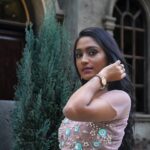 Teja Venkatesh Instagram - The princess couldn't help but feel a radiant joy as she adorned herself in the exquisite gown. 🤍🤍 📸 @asg_photography._ Makeup @preethiga_makeoverartistry_ Costume @aadmirah_by_sona