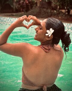 Teja Venkatesh Instagram - Find solace in wanderlust Travel.Live 🌱🌳🍁🍂 #travel #heal #loveyourbody #loveyourself #nature #tejavenkatesh #teja #goa #live