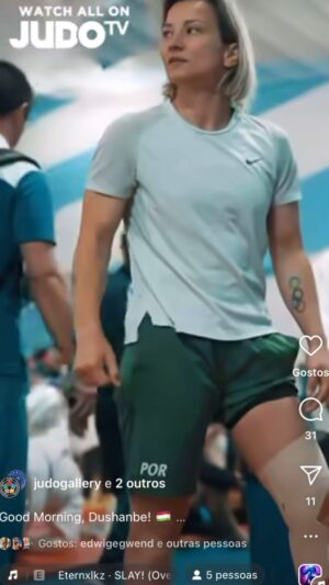 Telma Monteiro Instagram - Só pode tocar o céu quem tem coragem de arriscar atravessar o inferno. Enquanto estiver de pé, vou lutar. Obrigada Deus 🧠❤️‍🔥
Obrigada equipa e família, vamos ❤️‍🔥 

GS Dushanbe 2 combates
1 vitória / 1 derrota