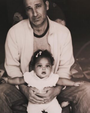 Tembi Locke Instagram - Being a father was his crowning achievement. His love poured from every fiber of his being, from the purest essence of his spirit. ❤️ We love him forever and always. His light is always with us. ✨✨✨ (Side note: This is still one of my favorite pictures that I ever took of them. He is brooding and she is commanding. Their energies are perfect. And I loved every minute of both.)