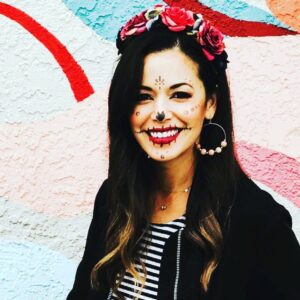 Teresa Castillo Instagram - #DiaDeLosMuertos 💀🌹