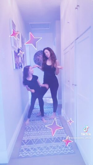 Teresa Castillo Instagram - First official TikTok up 💕👯‍♀️ 💫 
#4town #turningred #mommydaughterlove