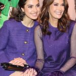 Teri Hatcher Instagram - Such a beautiful night of multigenerational fashion and creativity @marccain Fashion Week! Thank you! 💜 #marccainlovesfashionweek #blendboundaries #marccaingirls
