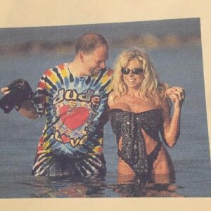 Terri Runnels Instagram - Awww, what a great throwback pic! @richfreedaphoto my absolute favorite photographer to work with!!! 
We always had great laughs...and we had some EXTRA laughs after Rich fronted me the money for a very special piercing...as we were doing a shoot on the beach in Biloxi, MS...hence all I brought with me was my swim attire! Funny story...THANKS for all of the memories Rich Freeda!
Give your 3 girls my love!🤗🥰😗