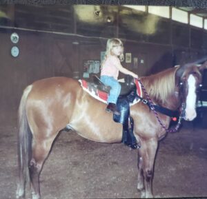 Terri Runnels Instagram - My Valentine baby's FIRST horse! Candy man was with her for a long time! 🐎🐴🐎 She was born loving these amazing creatures🤗...I was born terribly allergic to them. 😟
I had to medicate heavily every time she went riding!🤪
Love you so much @dakotarunnels22 💗💓💗