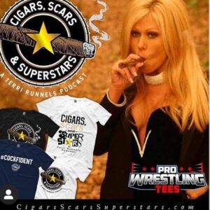 Terri Runnels Instagram - We have a few new items in the store...go check out our merch at www.CigarsScarsSuperstars.com 🤗👍😘