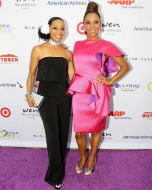 Terry Ellis Instagram - Shouting Happy Birthday to my bestie!! @hollyrpeete may this day be as special as you are to me. I am forever grateful for your friendship, love, laughter and support. I"m wishing you all the happiness, joy and blessings you've dedicated your life sharing with others.so lets toast it up!...cheers to another 30 years around the sun together. I love you! 💞 🎂 🥳 🎉 🎈 🎁 🎊 🍾 🥂 👩🏿‍🤝‍👩🏾#virgobesties♍❤♍💕 #bestiesforlife #doppleganger #solidasarock💎 #virgoseason #septembergirlsrock❤️🎉💋🎈🎂