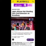 Teyonah Parris Instagram - Can we stop and celebrate Queen @jjbioh for a moment, yall??!! Multi-gifted actor, playright, wife, mama, producer, fraaaand (and more!)- Jocelyn Bioh!! Jocelyn's play 'JaJa's African Hair Braiding' is only the THIRD play by a black playwright to have its World Premiere on Broadway!!  YOU ARE PHENOMENAL, Sis, and your gift has given space for so many others to shine so bright- @nikiyahmathis @whitneywhite, @dedeayinde, @lachanze, @tarajiphenson, the entire brilliant cast, and sooo many more!! @JajasAfricanHairbraiding is a gift to us all- in a billion ways! Jocelyn, Thank you for your persistence, for your voice, and for centering communities whose humanity and heart deserve to be seen and celebrated Love you, boo!!  Keep taking up ALLLL  the space and be as LOUD as ya wanna cuz we dang sure need you here. 🙏🏾 If you haven't already run and go see #jajasbroadway, yall!! It's soooo good!! 🖤🖤🖤
